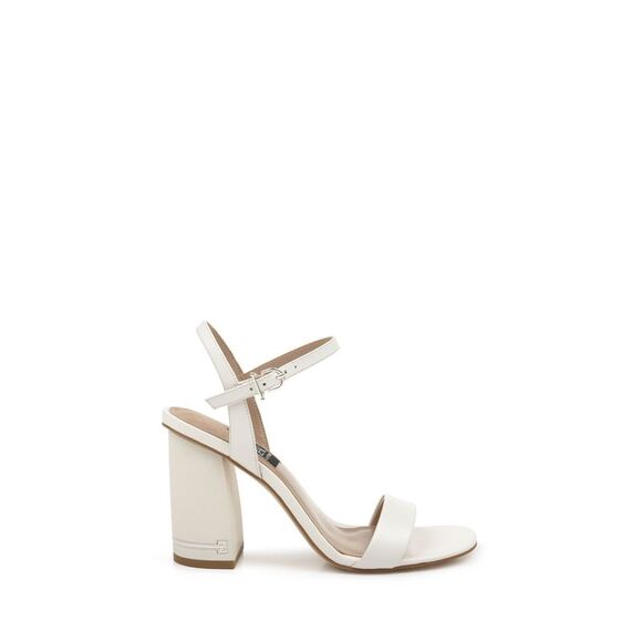 NWT ZAC ZAC POSEN Womens White Virginia Platform Sling Back Sandals 8 - Picture 3 of 4